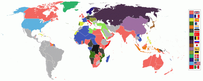 1898. gada pasaules impēriju karte