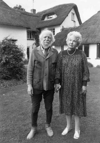 Sers Viljams Goldings un sieva Anna