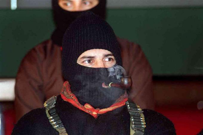 EZLN vadītājs Subcomandante Marcos