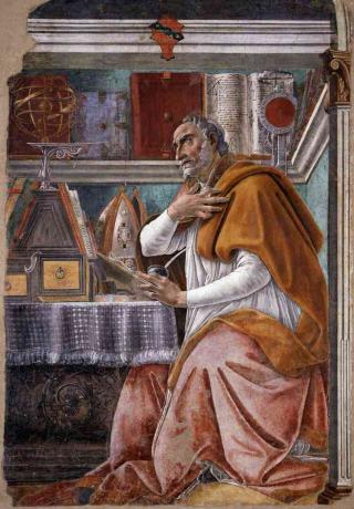 Sandro botticelli saint augustine savā pētījumā