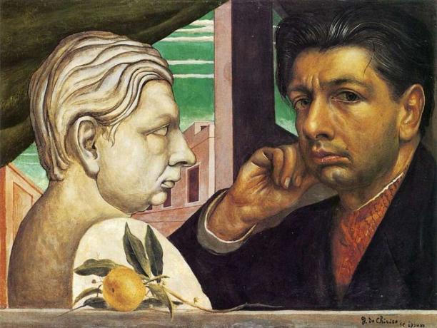 giorgio de chirico pašportrets