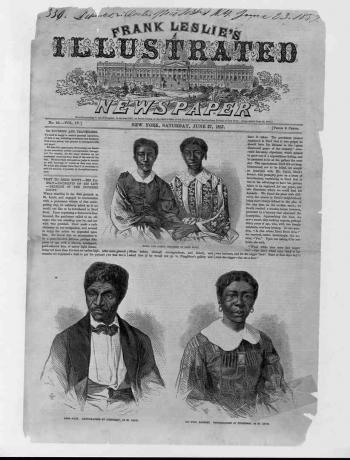 Laikraksts par Dred Scott lēmumu