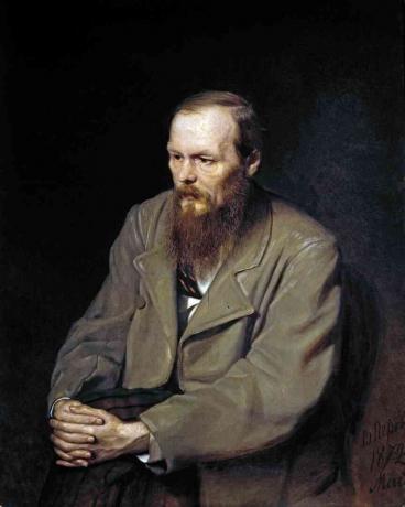 Dostojevska eļļas krāsas glezna