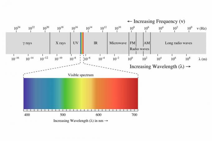 Redzamās gaismas spektrs