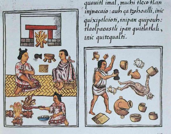 Florences kodekss, Nahuatl un spāņu valoda