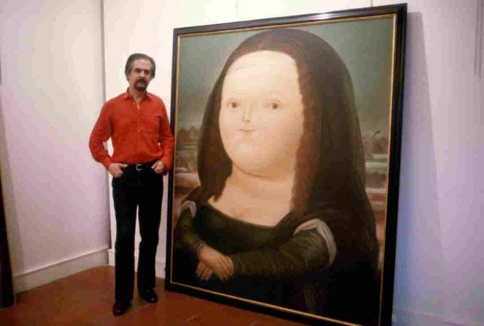 Fernando Botero savā mākslas studijā Parīzē ...