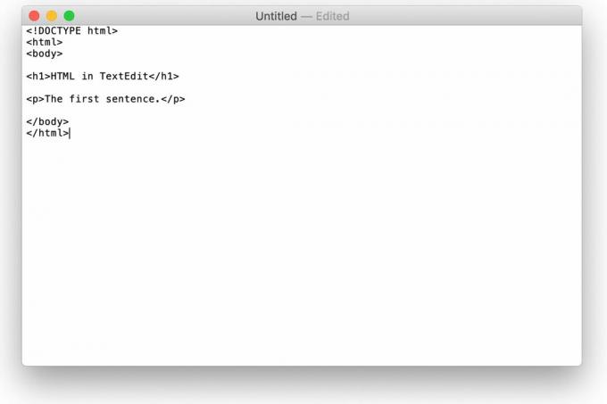 HTML koda paraugs