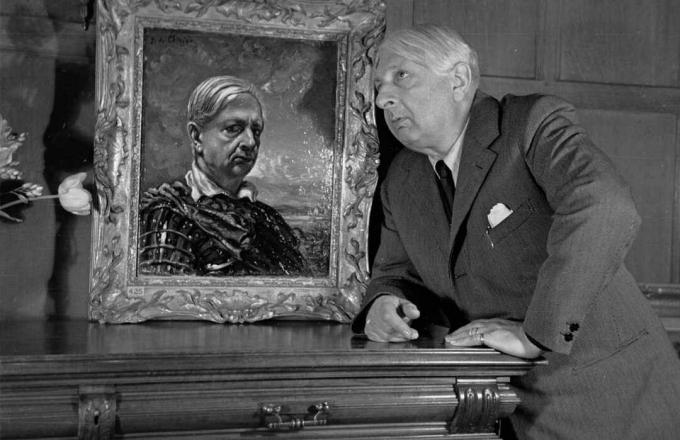 giorgio de chirico ar pašportretu