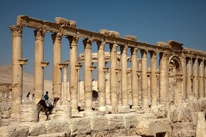 Lielā Palmyra kolonāde, Sīrija