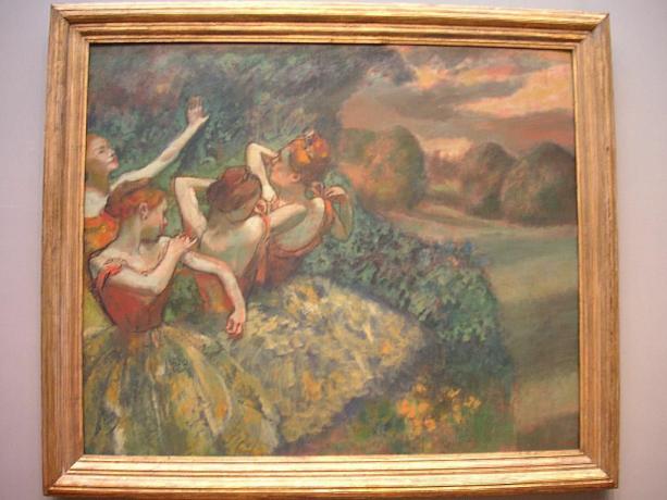 "Četri dejotāji" - Edgars Degas