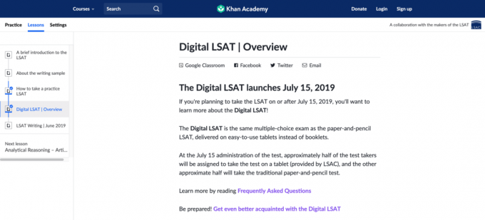 Khana LSAT sagatavošanās